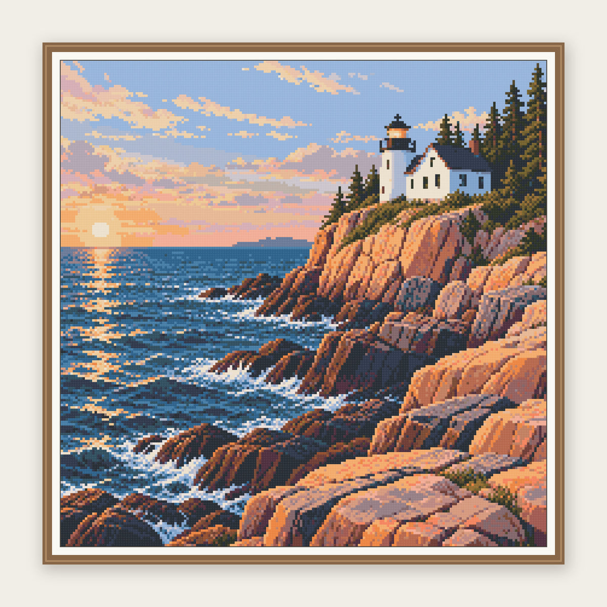 Digital framing preview of the same 50 × 50 cm picture. Frame not included.