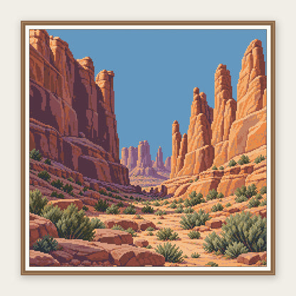 Digital framing illustration of the same 50 × 50 cm picture. Frame not included; outer frame dimensions are not specified.