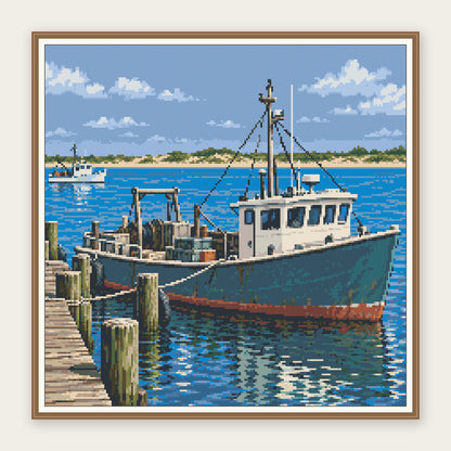 Framing illustration showing the 50 × 50 cm picture area. Frame not included; digital diamond simulation.