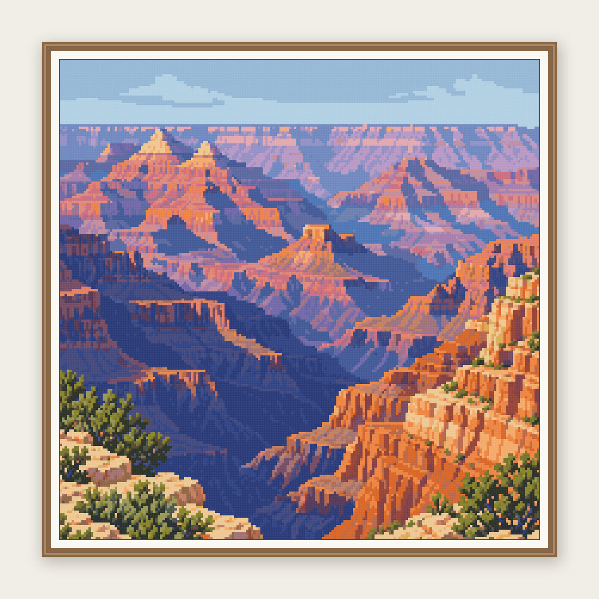 Digital framing preview of the same 50 × 50 cm picture. Frame not included.