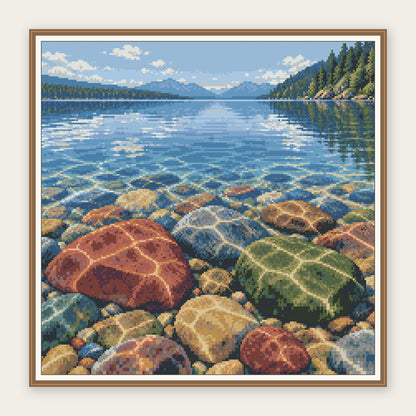 Digital framing illustration showing the same 50 × 50 cm picture. Frame not included.