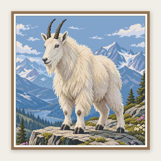 Digital framing illustration showing the same 50 × 50 cm picture. Frame not included.