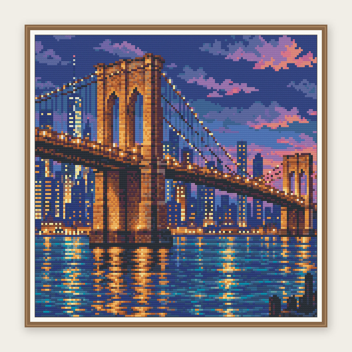 Digital framing preview of the same 40 × 40 cm picture. Frame not included.