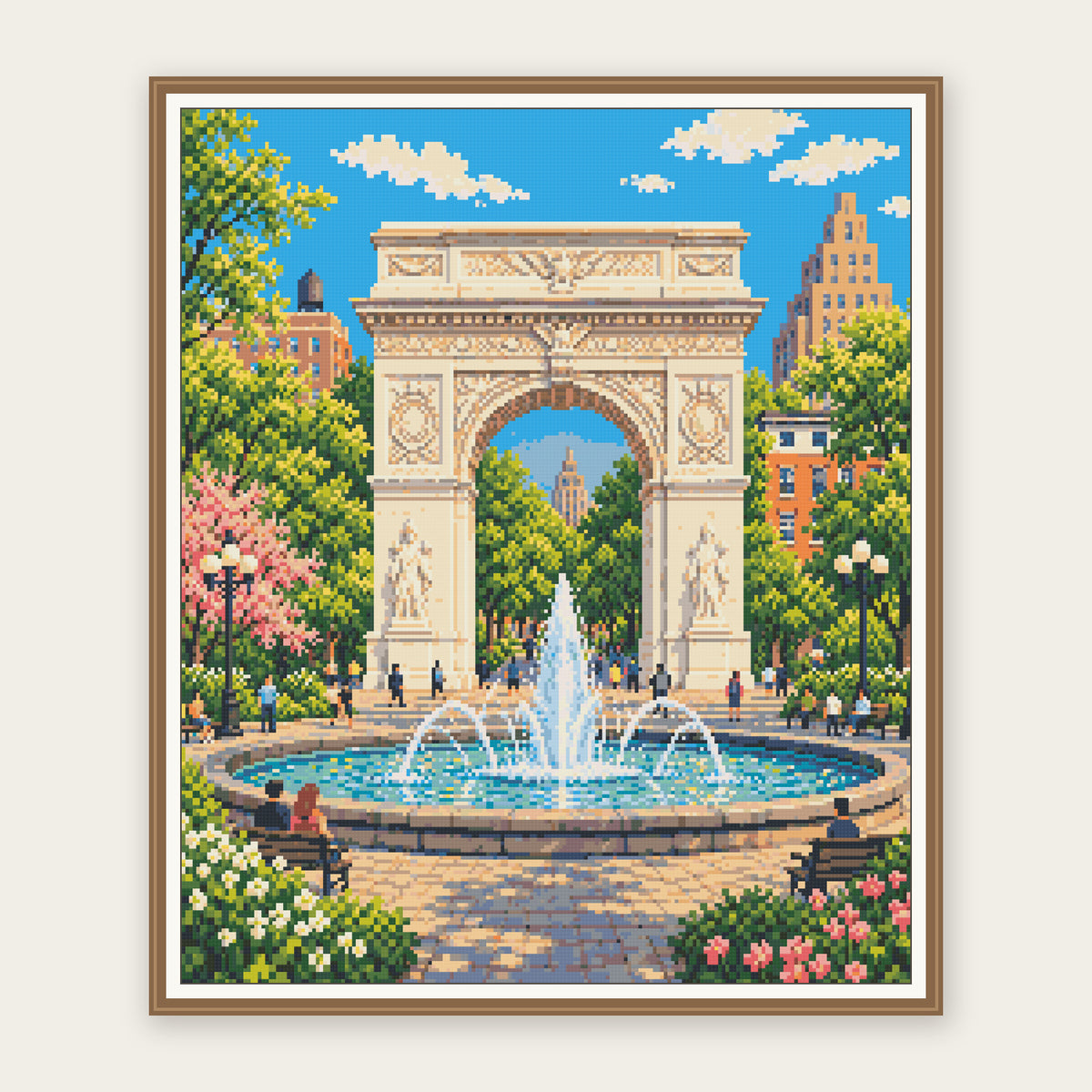 Digital framing preview of the same 50 × 60 cm picture. Frame not included.