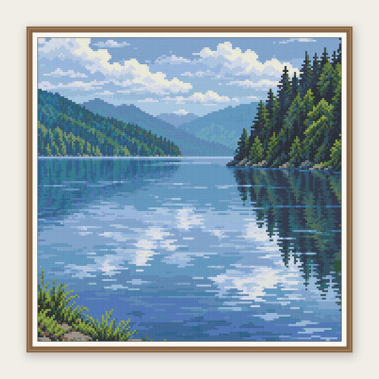 Digital framing preview of the same 40 × 40 cm picture. Frame not included.