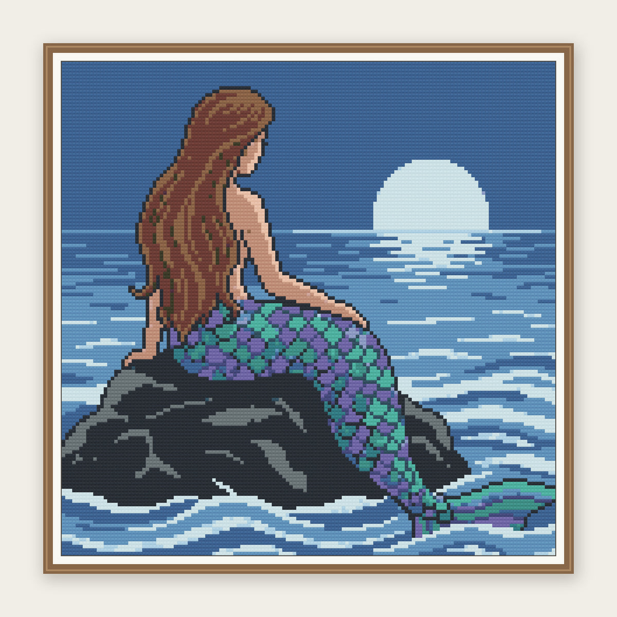 Moonrise Rock · 40 × 40 cm picture in a digital framing illustration. Frame not included.