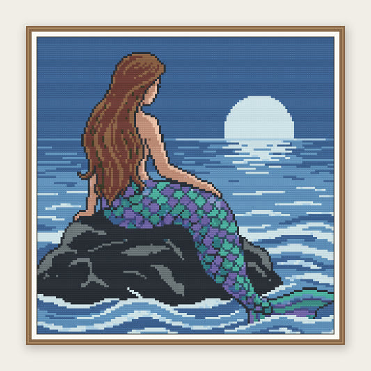 Moonrise Rock · 40 × 40 cm picture in a digital framing illustration. Frame not included.