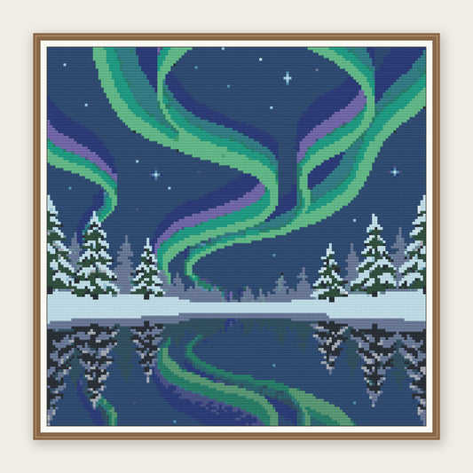 Mirror Lake · 40 × 40 cm picture in a digital framing illustration. Frame not included.