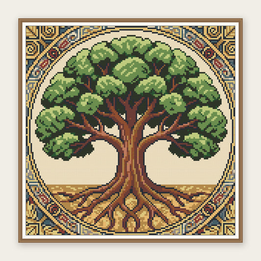 Illuminated Medallion · 40 × 40 cm picture in a digital framing illustration. Frame not included.