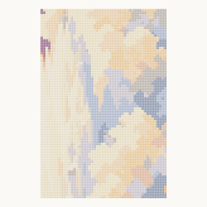 Old Faithful Sunset Poster · local square-diamond plume detail simulation, not a finished sample photograph.