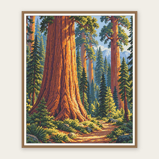 Mariposa Grove · 50 × 60 cm framing illustration. Frame not included.