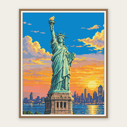 Liberty Landmark · 40 × 50 cm framing illustration. Frame not included.