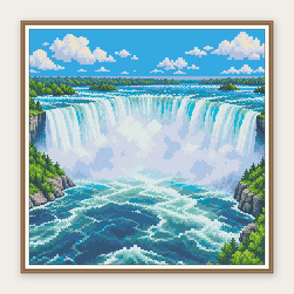 Horseshoe Falls · 50 × 50 cm framing illustration. Frame not included.