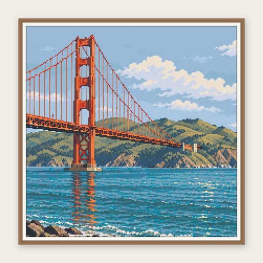Framing illustration showing the 50 × 50 cm picture area. Frame not included; digital diamond simulation.
