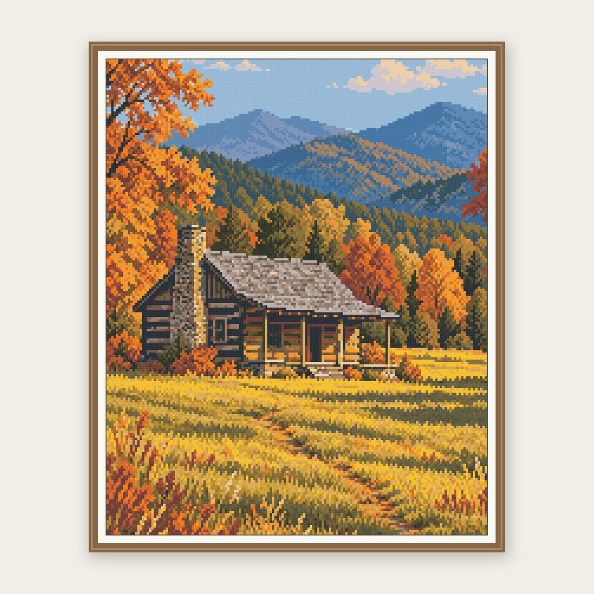Digital framing preview of the same 40 × 50 cm picture. Frame not included.