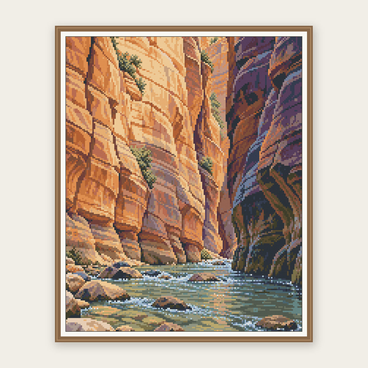 Digital framing preview of the same 40 × 50 cm picture. Frame not included.